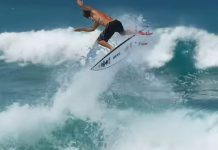 Mason, olas y un poco de surf terrorífico